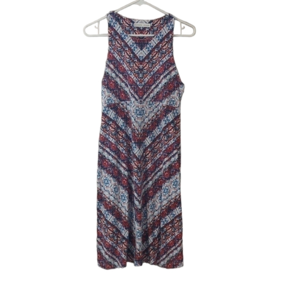 Athleta Women's Dress Sz M Santorini Summer Beach Soft Athleisure Travel Sun